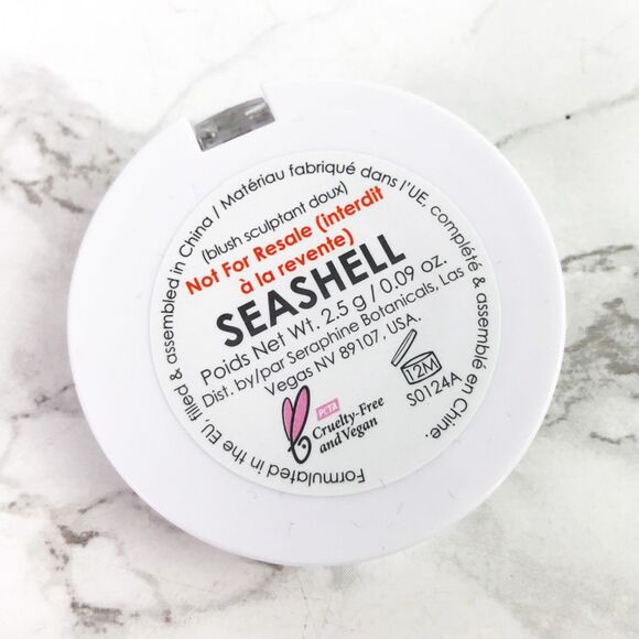 NIB Periwinkle + Pop Soft Sculpting Blush in Seashell - Seraphine Botanicals - Picture 5 of 7